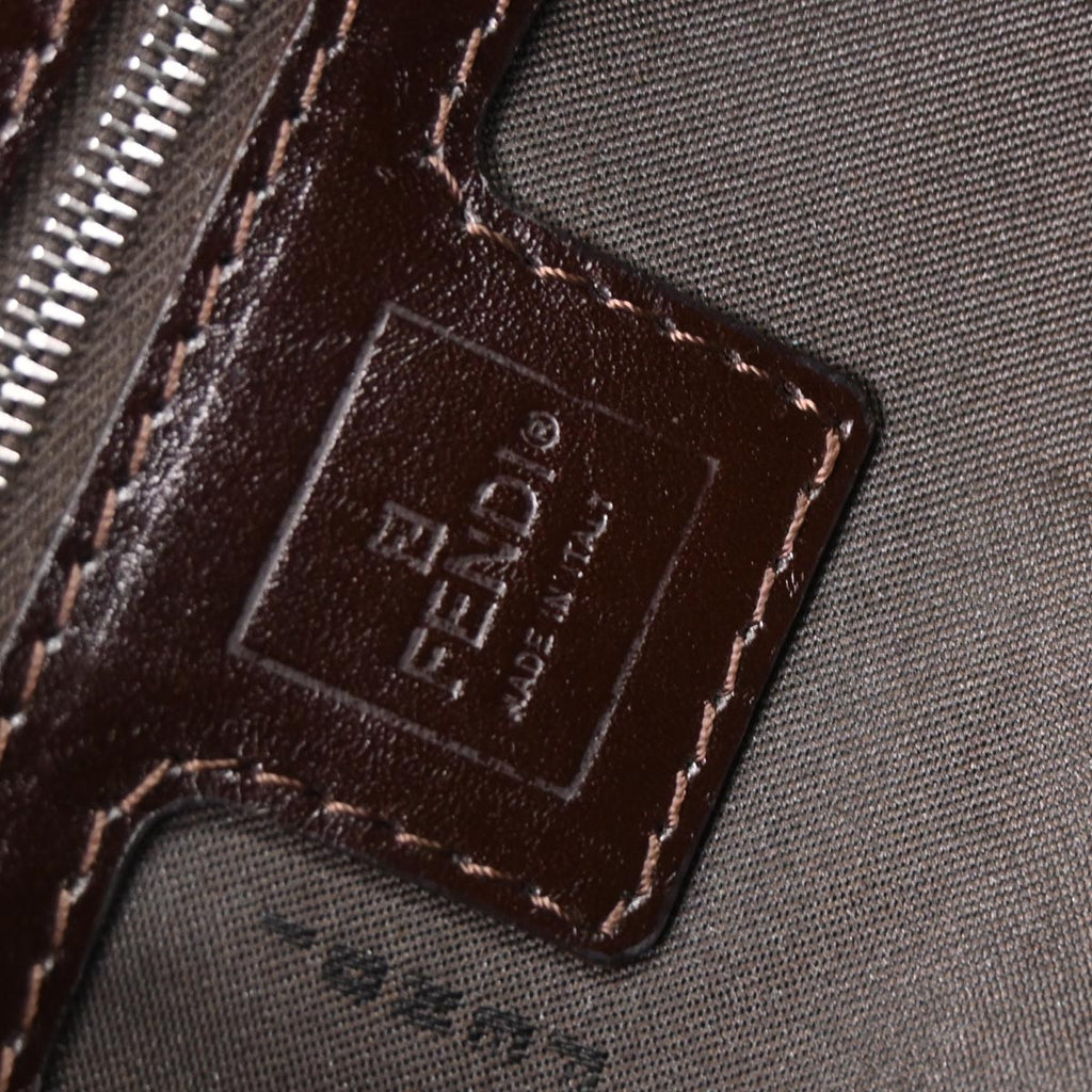 Fendi Brown Zucca Baguette Handbag