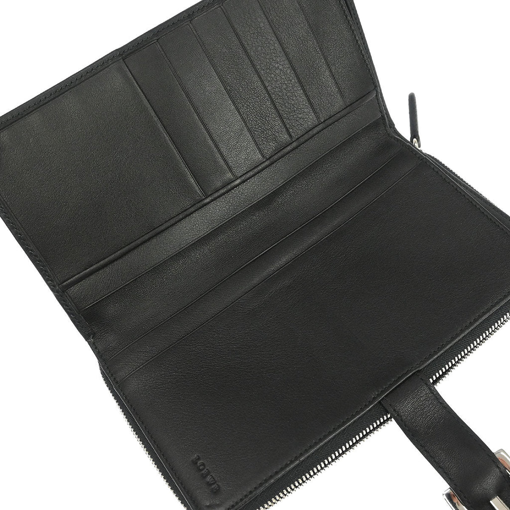 Loewe Black Canvas Wallet