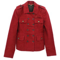 Gucci 2008 Double Breasted Jacket Red #40
