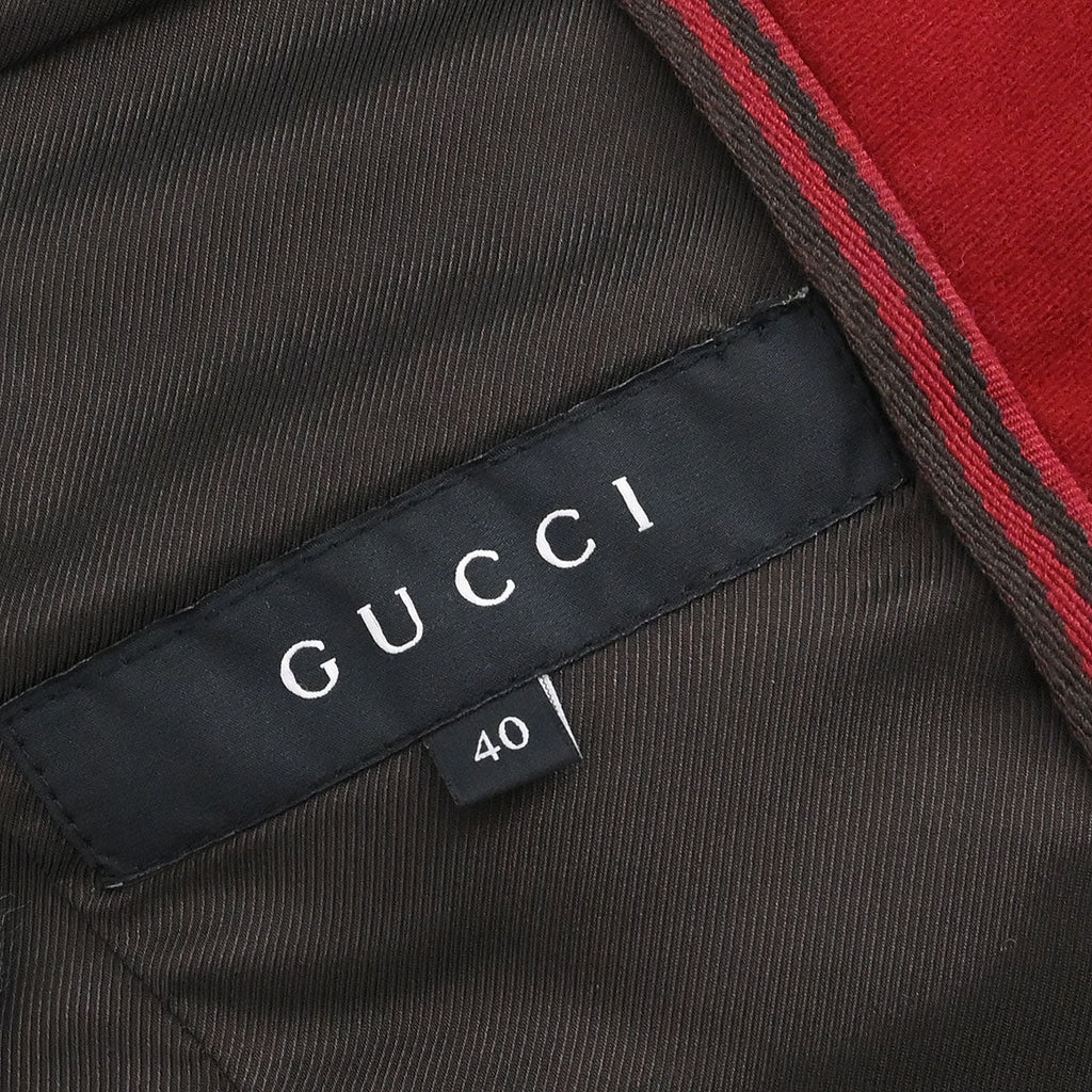 Gucci 2008 Double Breasted Jacket Red #40