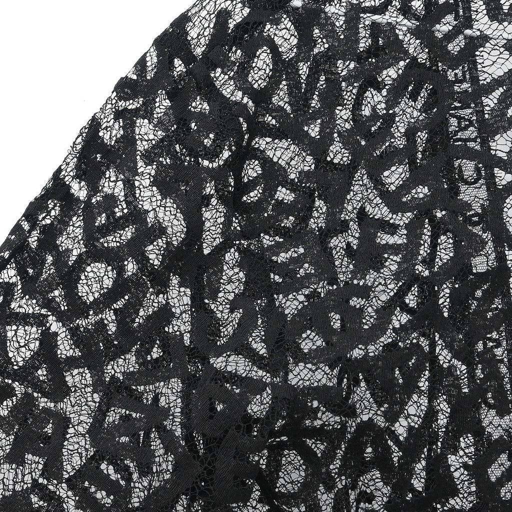 Chanel 1998 Lace Cardigan Black #36
