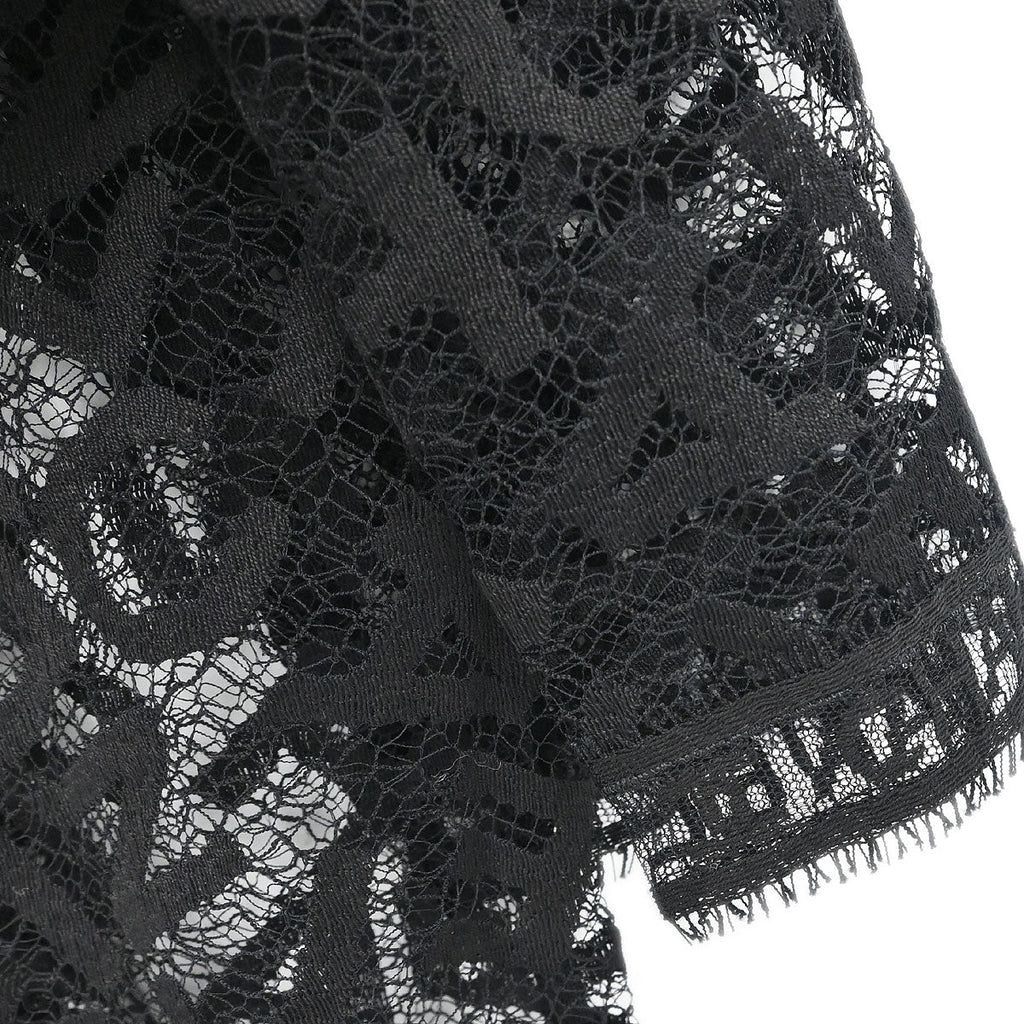 Chanel 1998 Lace Cardigan Black #36