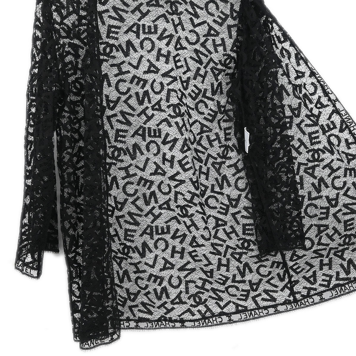 Chanel 1998 Lace Cardigan Black #36