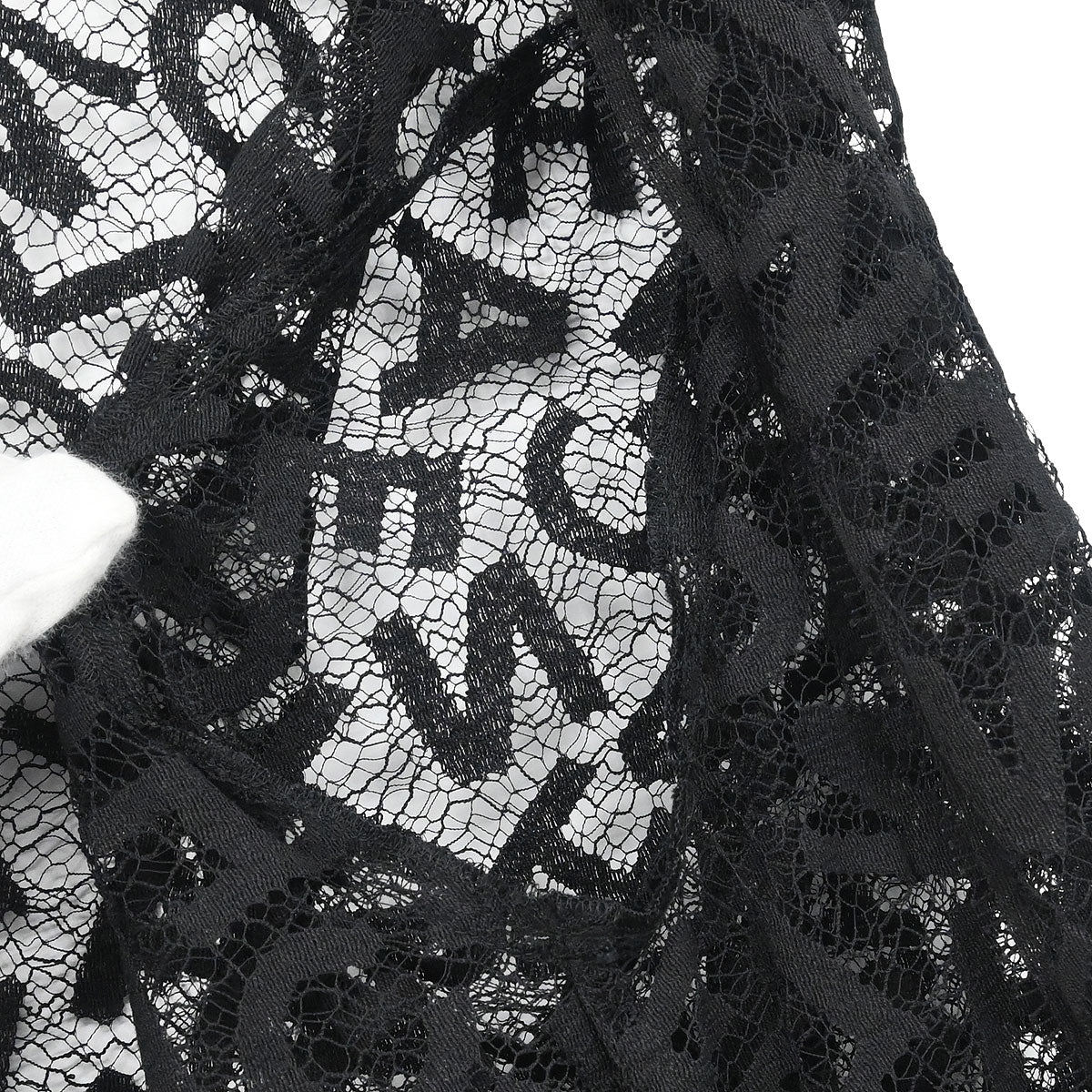 Chanel 1998 Lace Cardigan Black #36