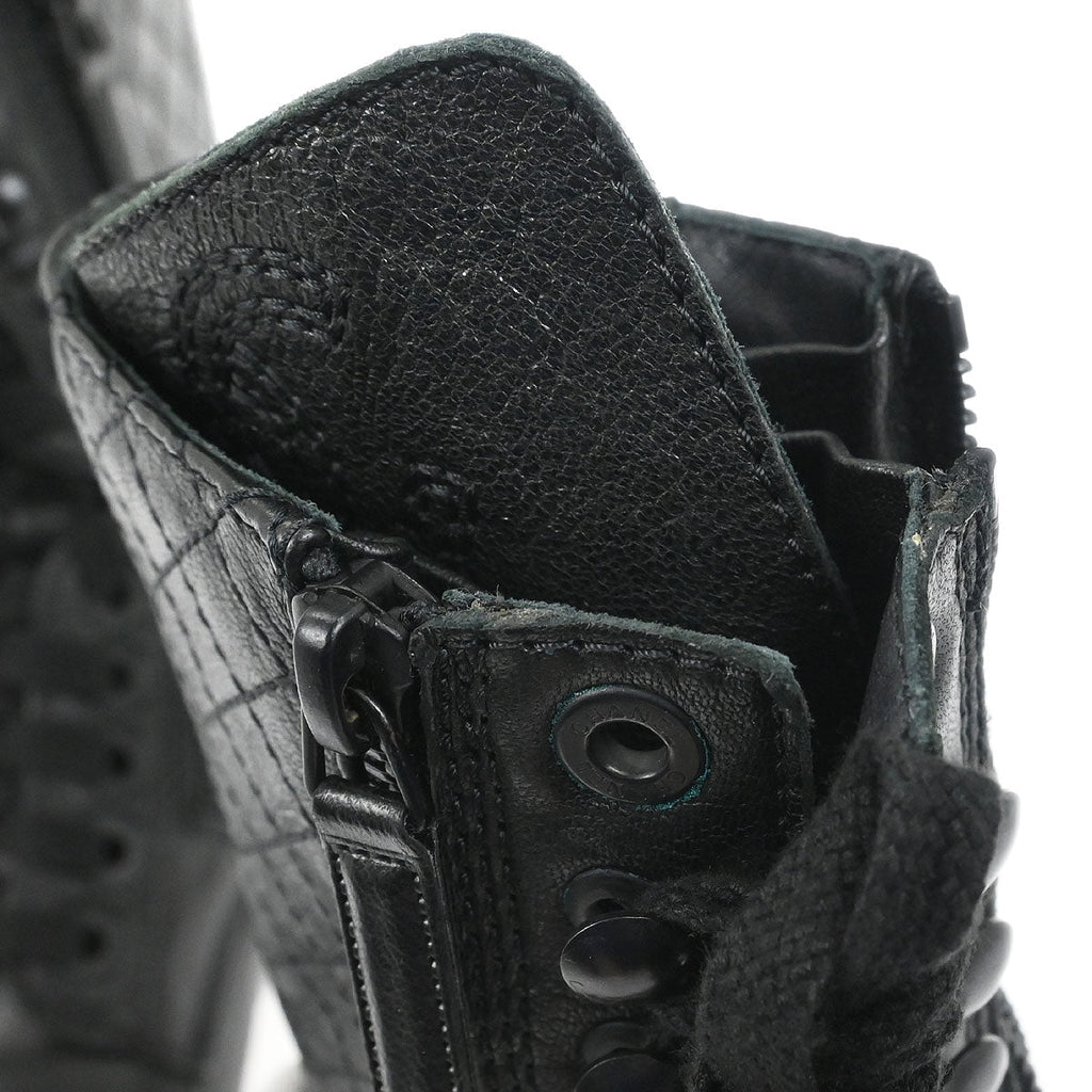 Chanel * Black Boots Shoes #36 1/2