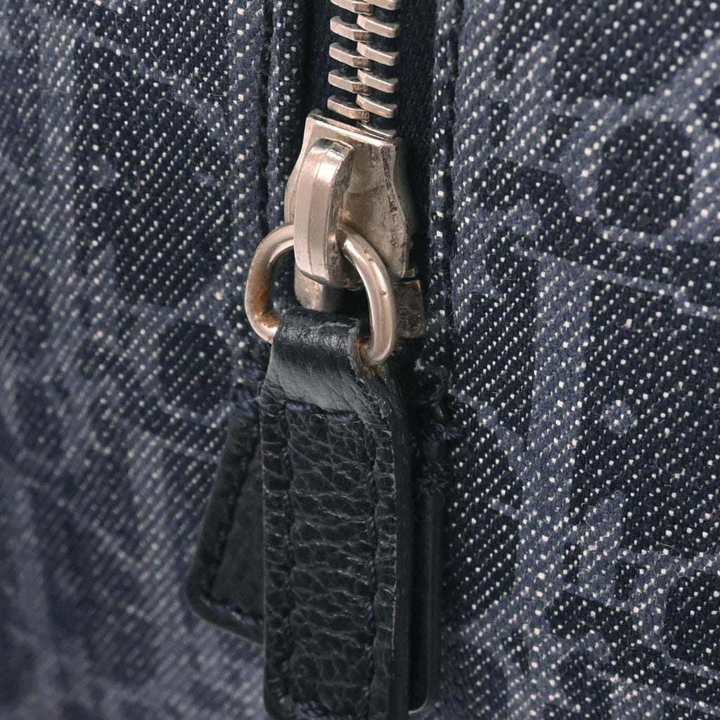 Christian Dior Navy Flight Handbag