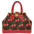Louis Vuitton 2005 Lizard Monogram Cherry Sac Fermoir MM M95003
