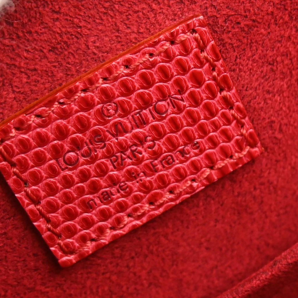 Louis Vuitton 2005 Lizard Monogram Cherry Sac Fermoir MM M95003