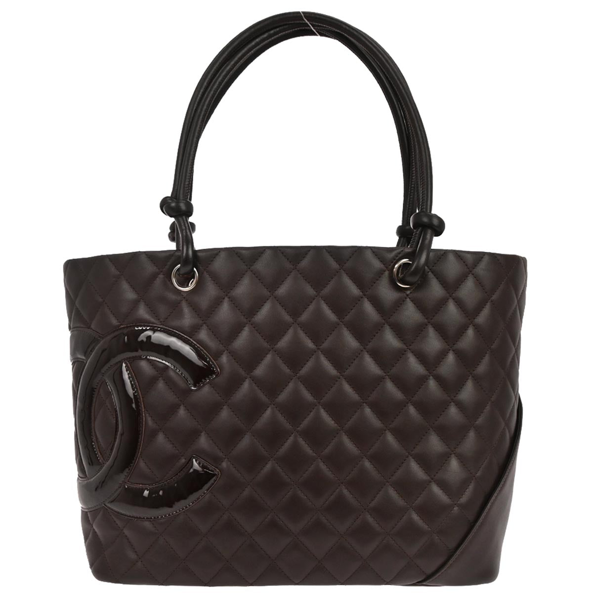 Chanel 2005-2006 Brown Calfskin Cambon Ligne Tote Handbag