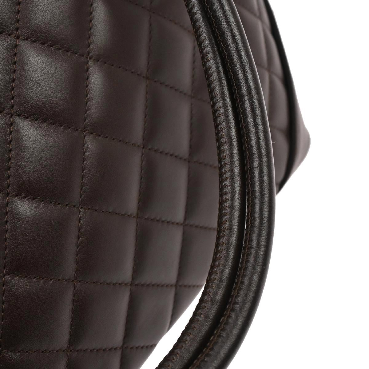 Chanel 2005-2006 Brown Calfskin Cambon Ligne Tote Handbag