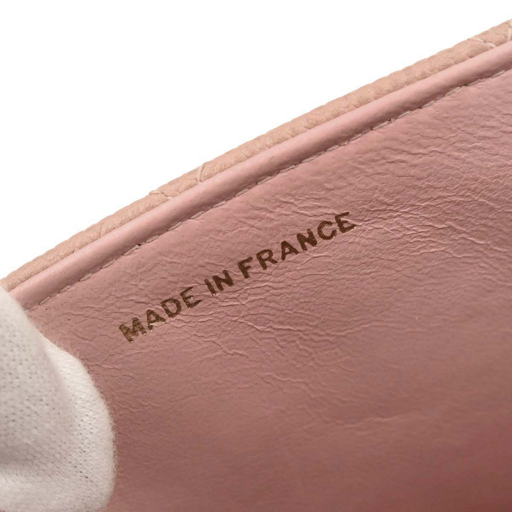 Chanel 1994-1996 Pink Caviar Skin Small Diana Shoulder Bag