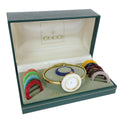 Gucci 1100-L Change Bezel Chameleon Quartz Watch SS