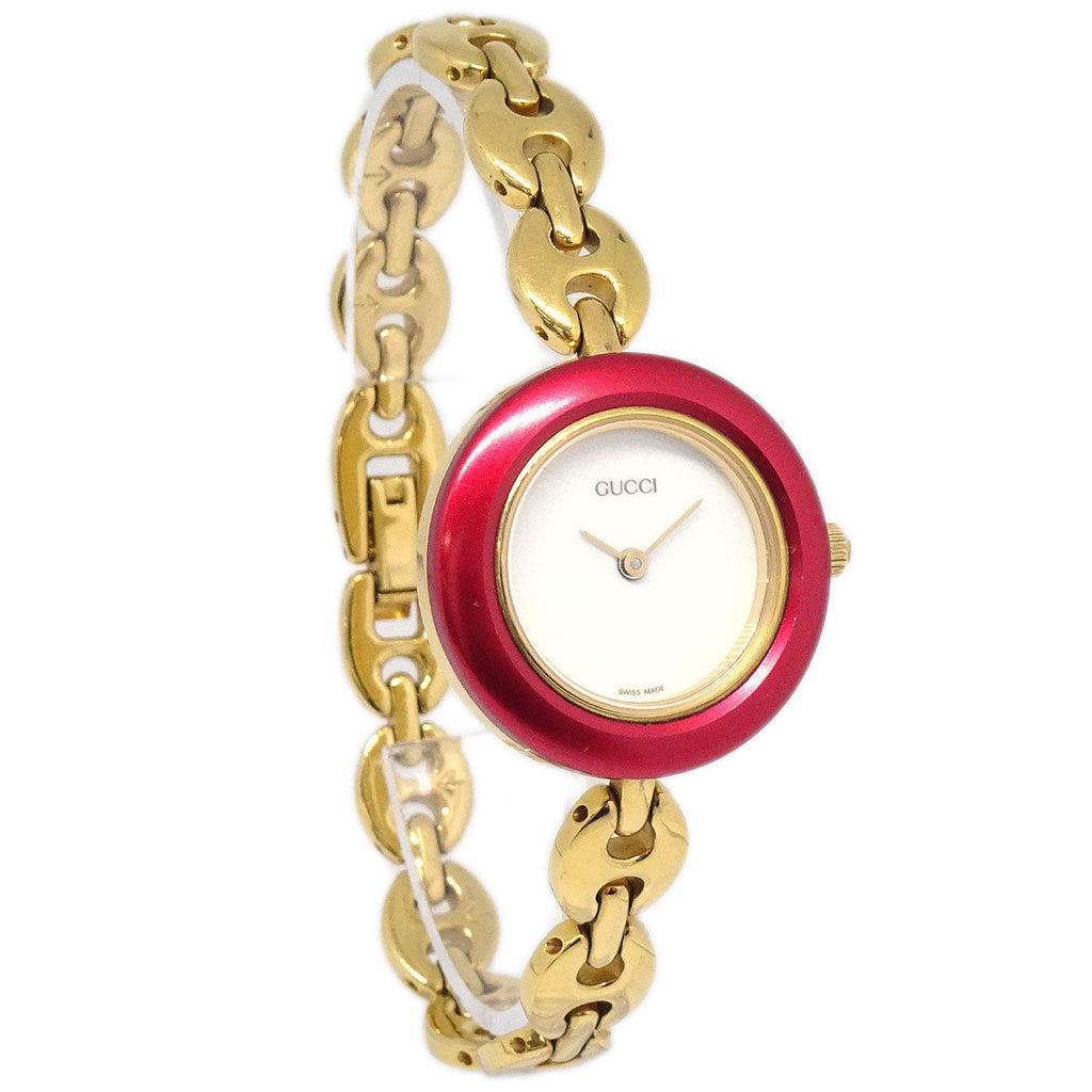 Gucci 11/12.2 Change Bezel Chameleon Quartz Watch SS