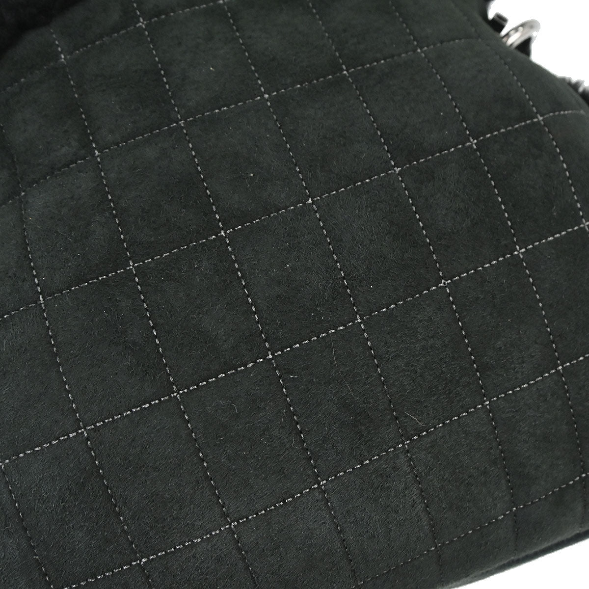 Chanel 2005-2006 Black Mouton Choco Bar Tote Handbag