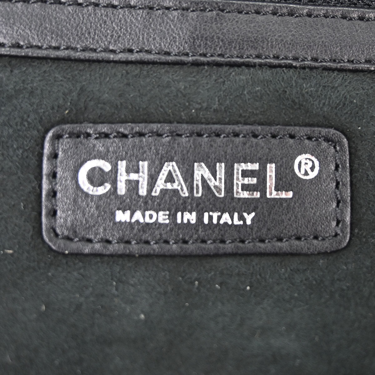 Chanel 2005-2006 Black Mouton Choco Bar Tote Handbag