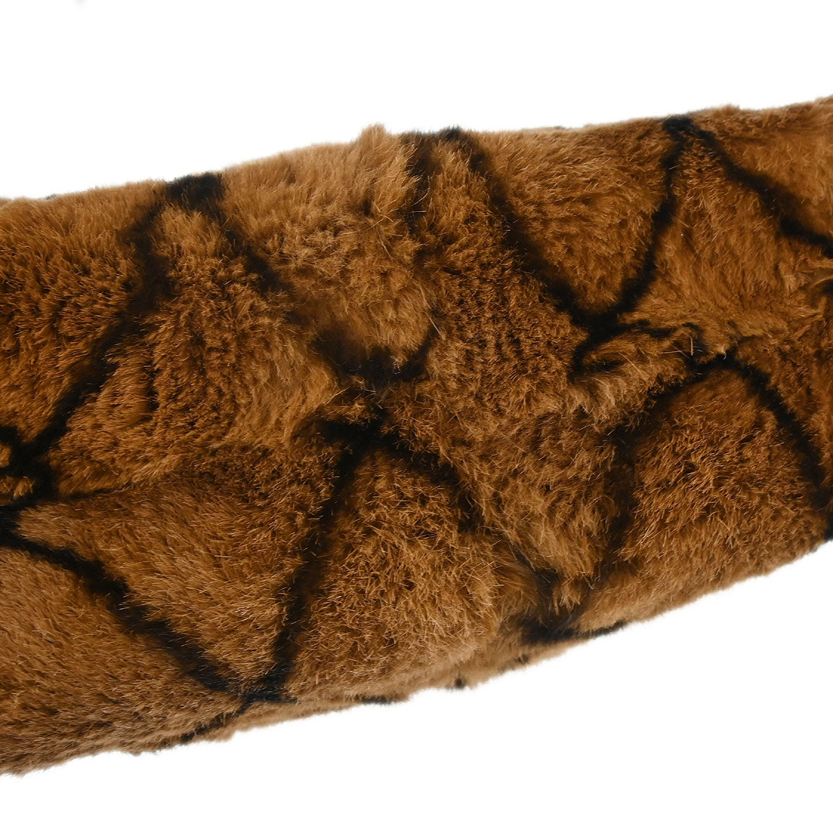 Chanel 2002-2003 Brown Lapin Fur Handbag
