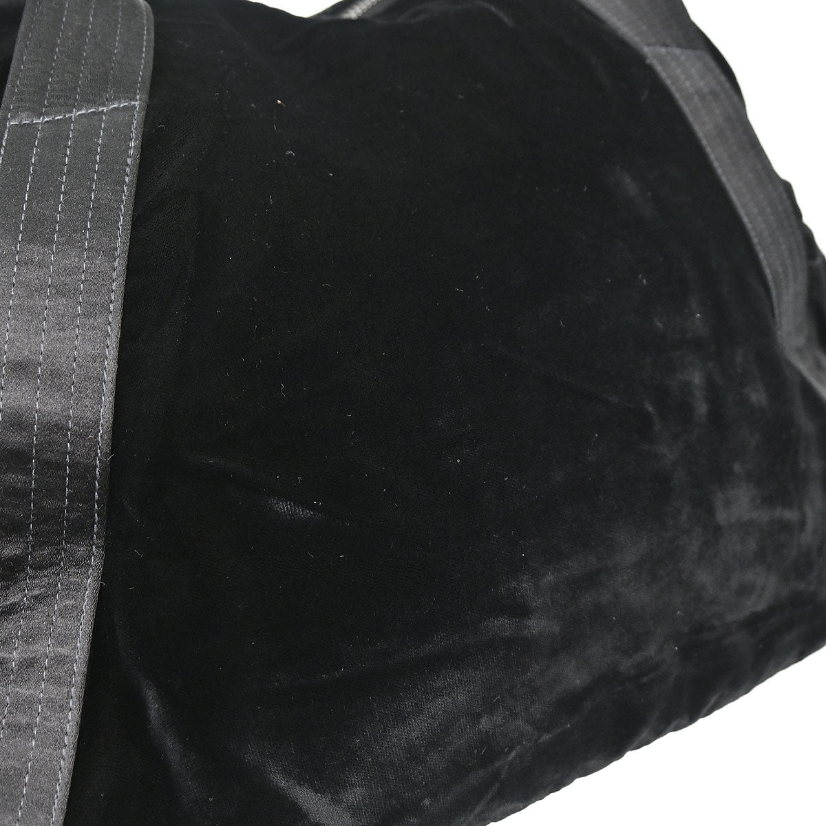Chanel 2005-2006 Black Velours Duffle Handbag
