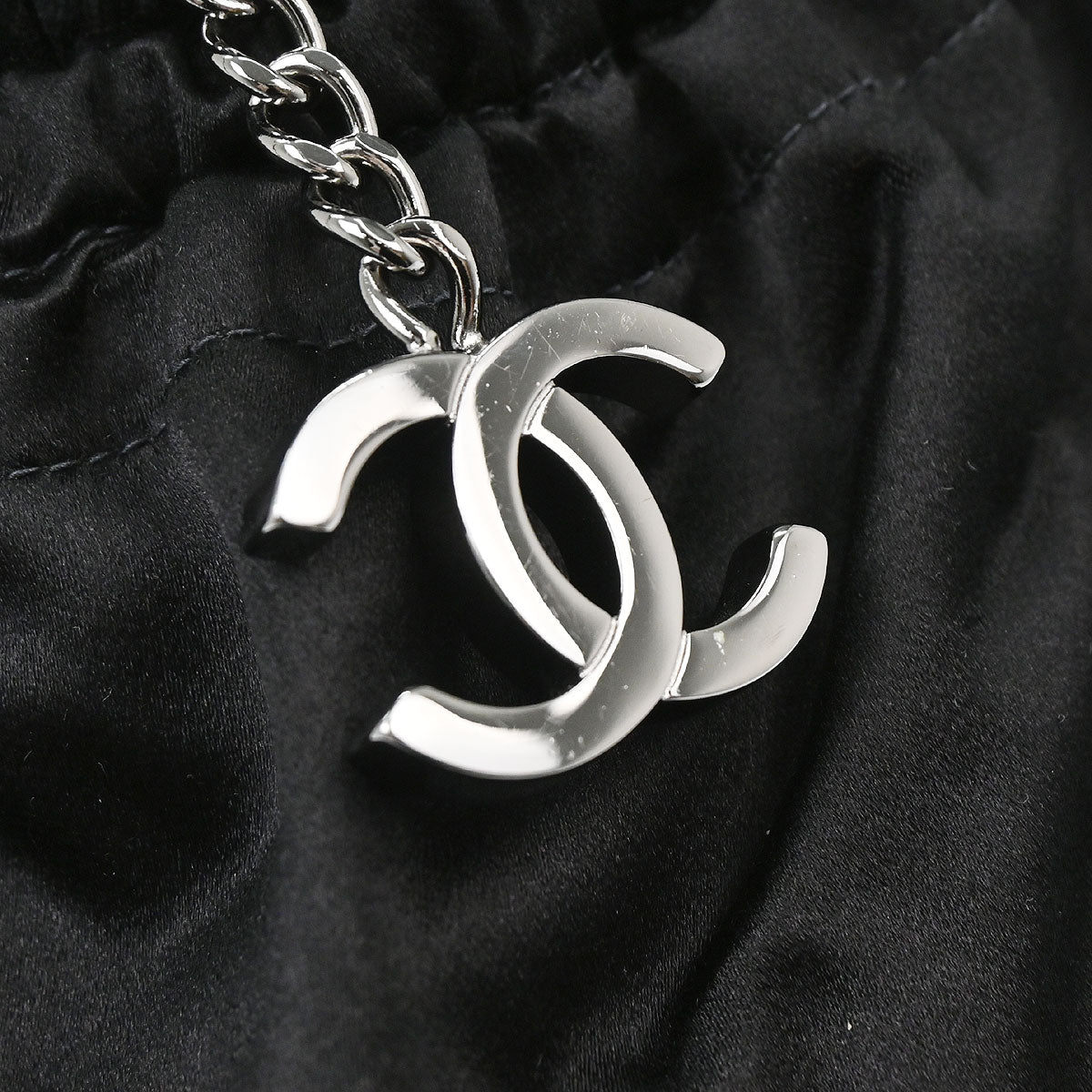 Chanel 2005-2006 Black Velours Duffle Handbag