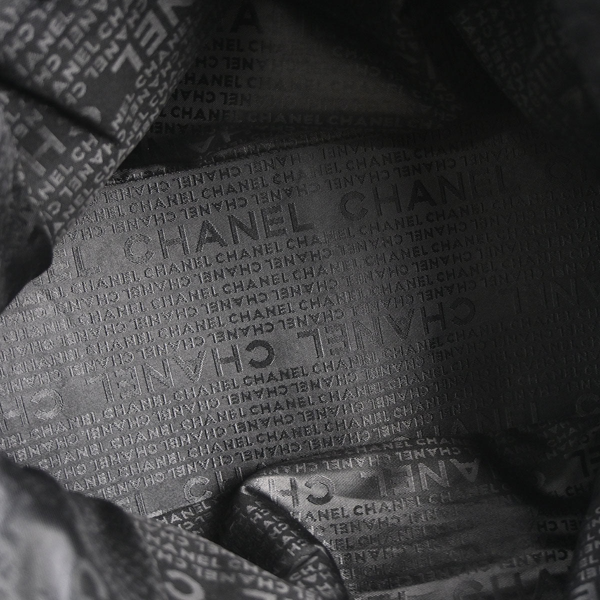 Chanel 2005-2006 Black Velours Duffle Handbag