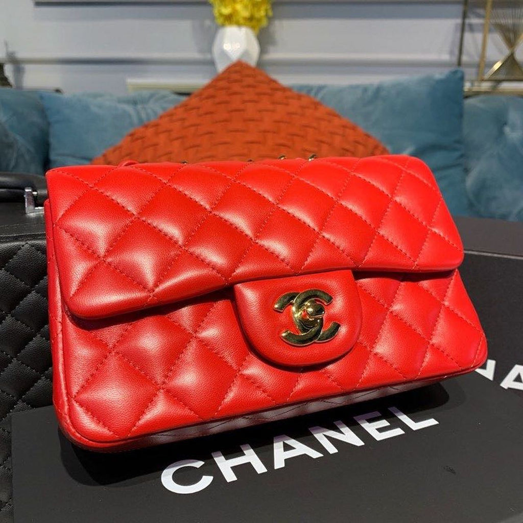 ChanelMini GlamIap Bag Red For Women Bags Bag, Shoulder And Crossbody 7.8in/20cm A69900