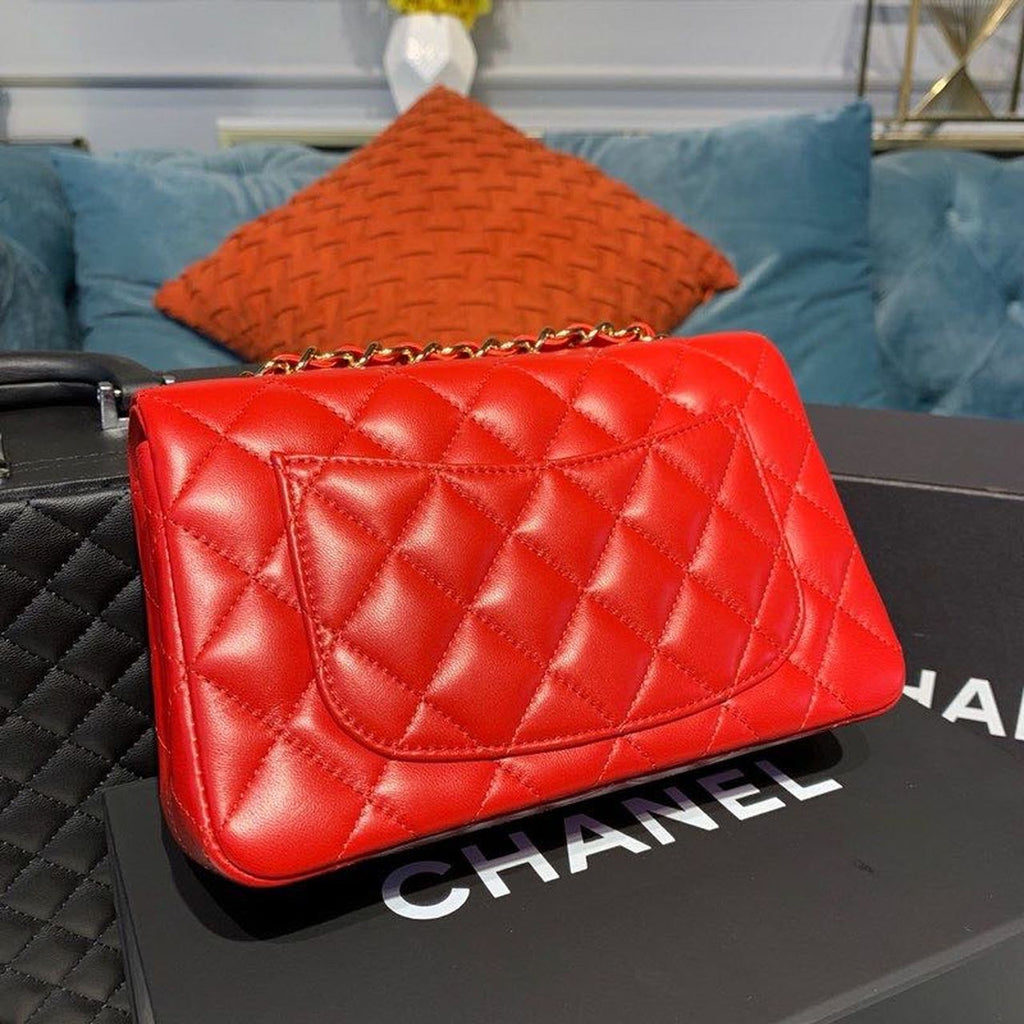ChanelMini GlamIap Bag Red For Women Bags Bag, Shoulder And Crossbody 7.8in/20cm A69900