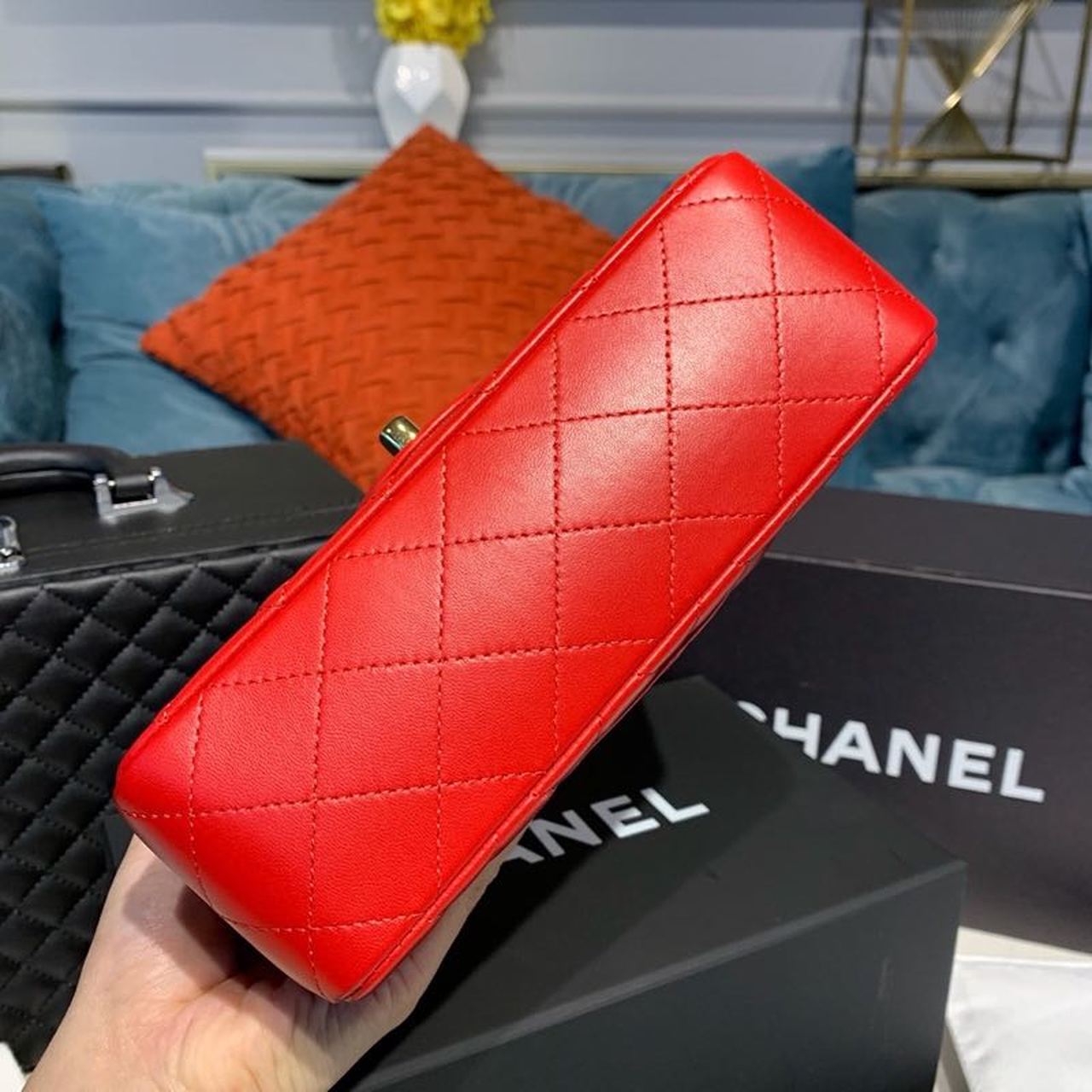 ChanelMini GlamIap Bag Red For Women Bags Bag, Shoulder And Crossbody 7.8in/20cm A69900