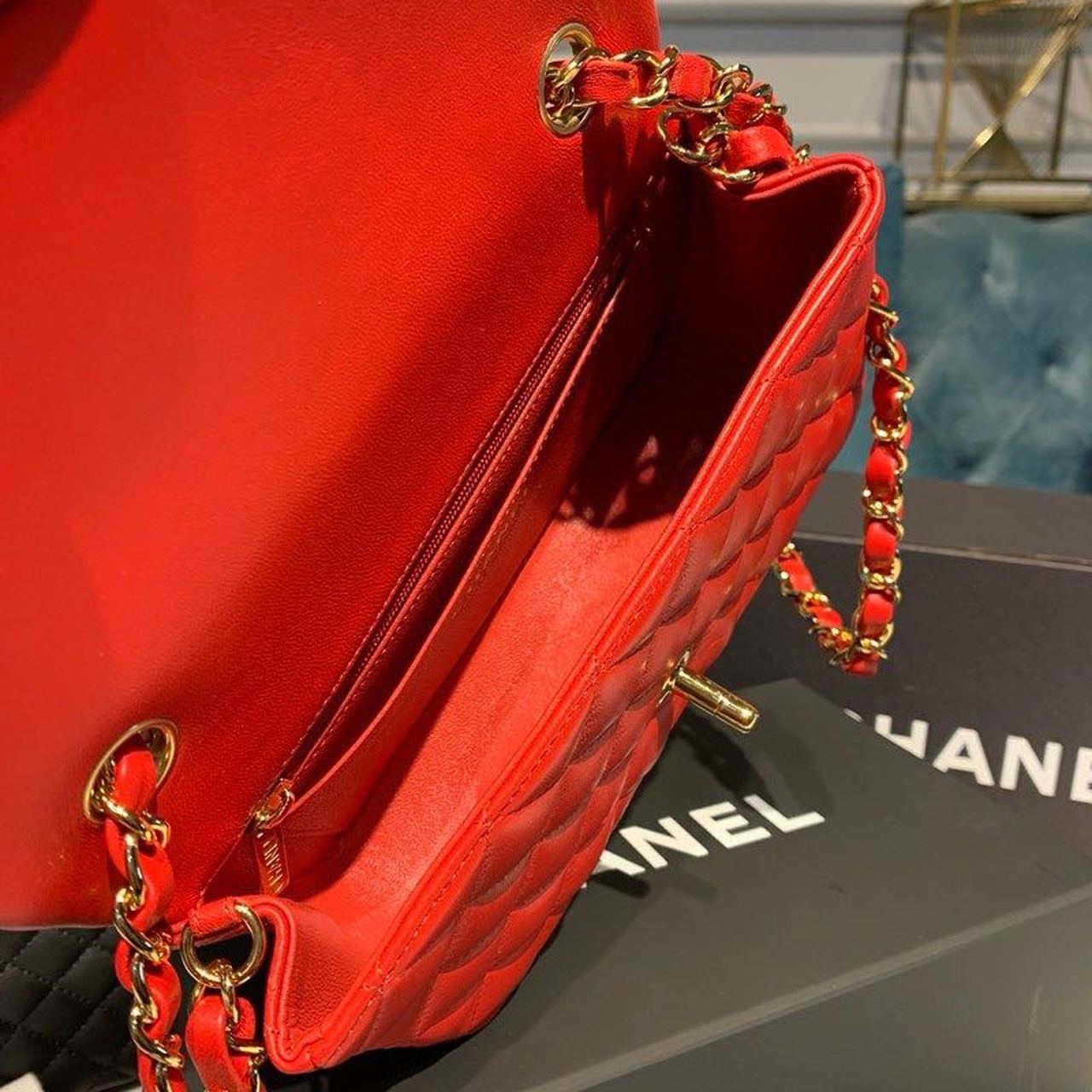 ChanelMini GlamIap Bag Red For Women Bags Bag, Shoulder And Crossbody 7.8in/20cm A69900