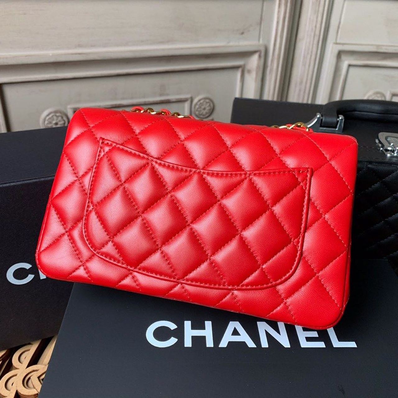 ChanelMini GlamIap Bag Red For Women Bags Bag, Shoulder And Crossbody 7.8in/20cm A69900