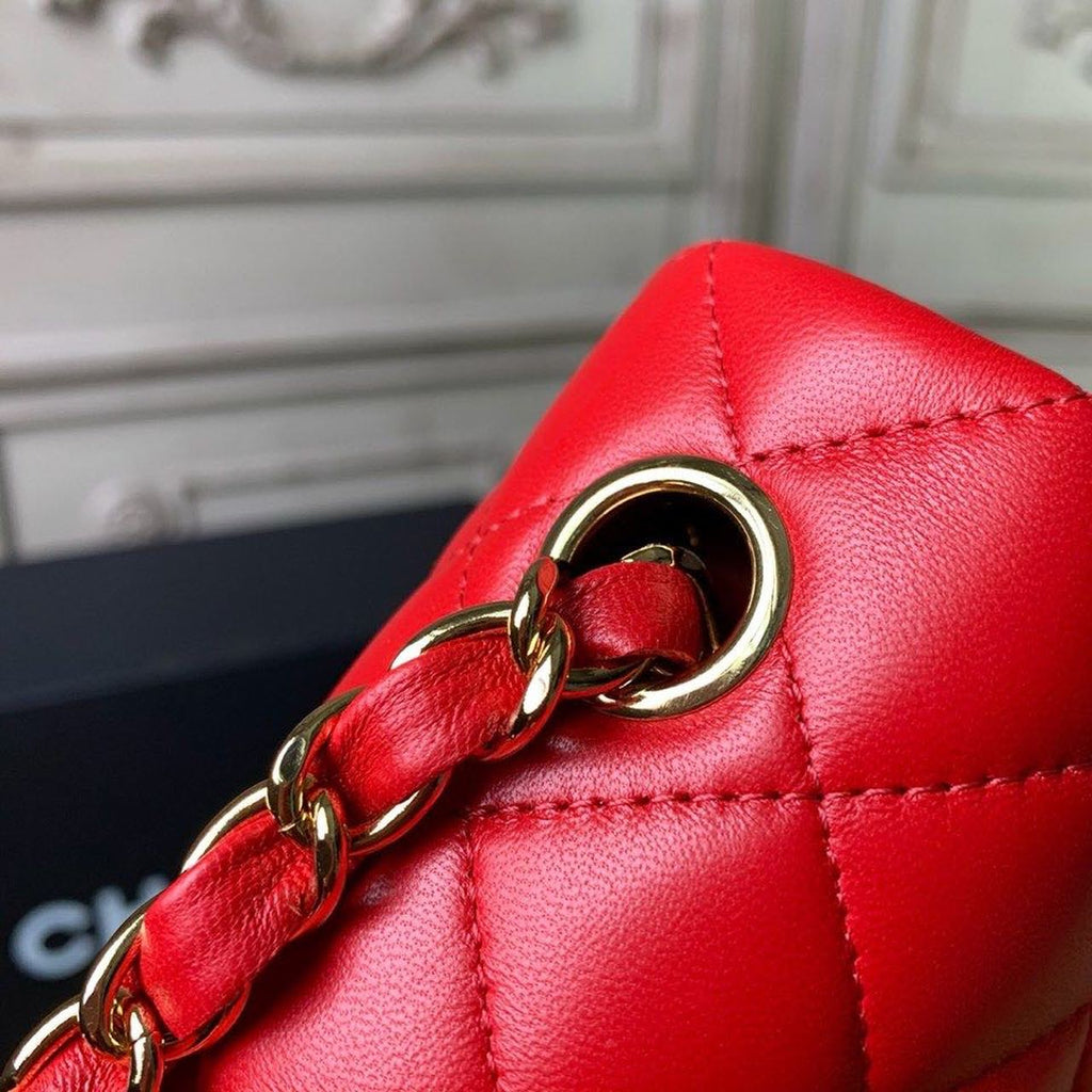 ChanelMini GlamIap Bag Red For Women Bags Bag, Shoulder And Crossbody 7.8in/20cm A69900
