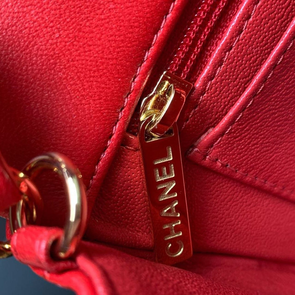 ChanelMini GlamIap Bag Red For Women Bags Bag, Shoulder And Crossbody 7.8in/20cm A69900
