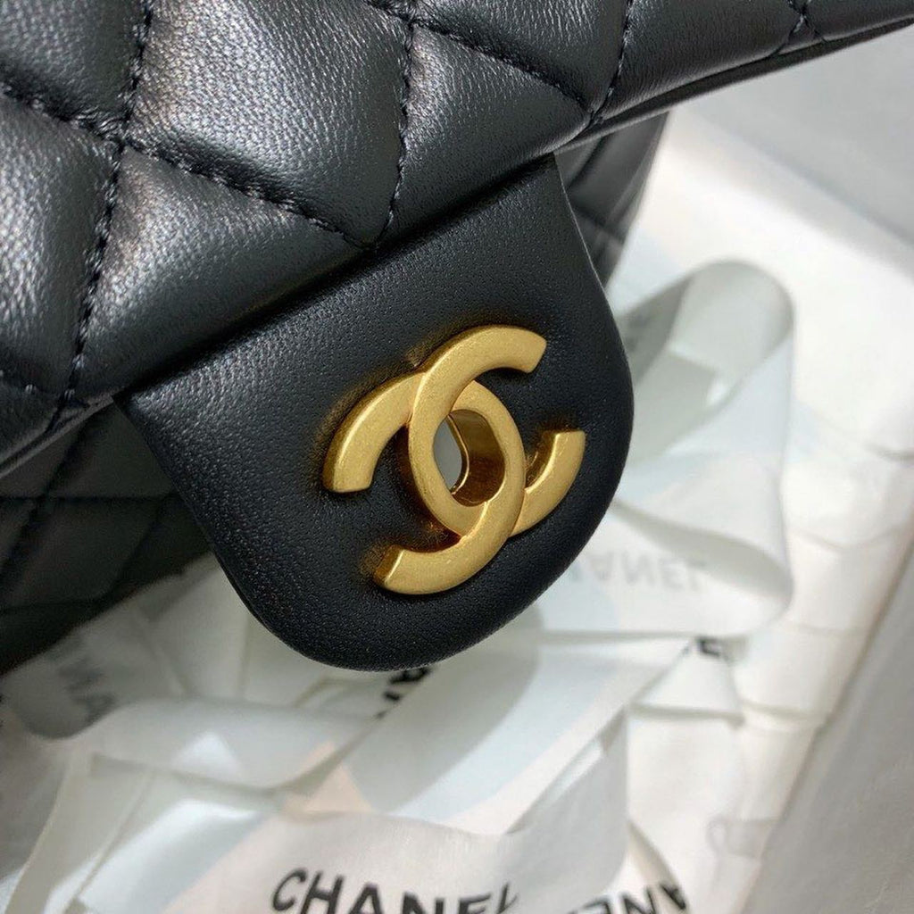 ChanelGlamIap Bag With ChanelBall On Strap Black For Women Handbags, Shoulder And Crossbody Bags 7.8in/20cm AS1787