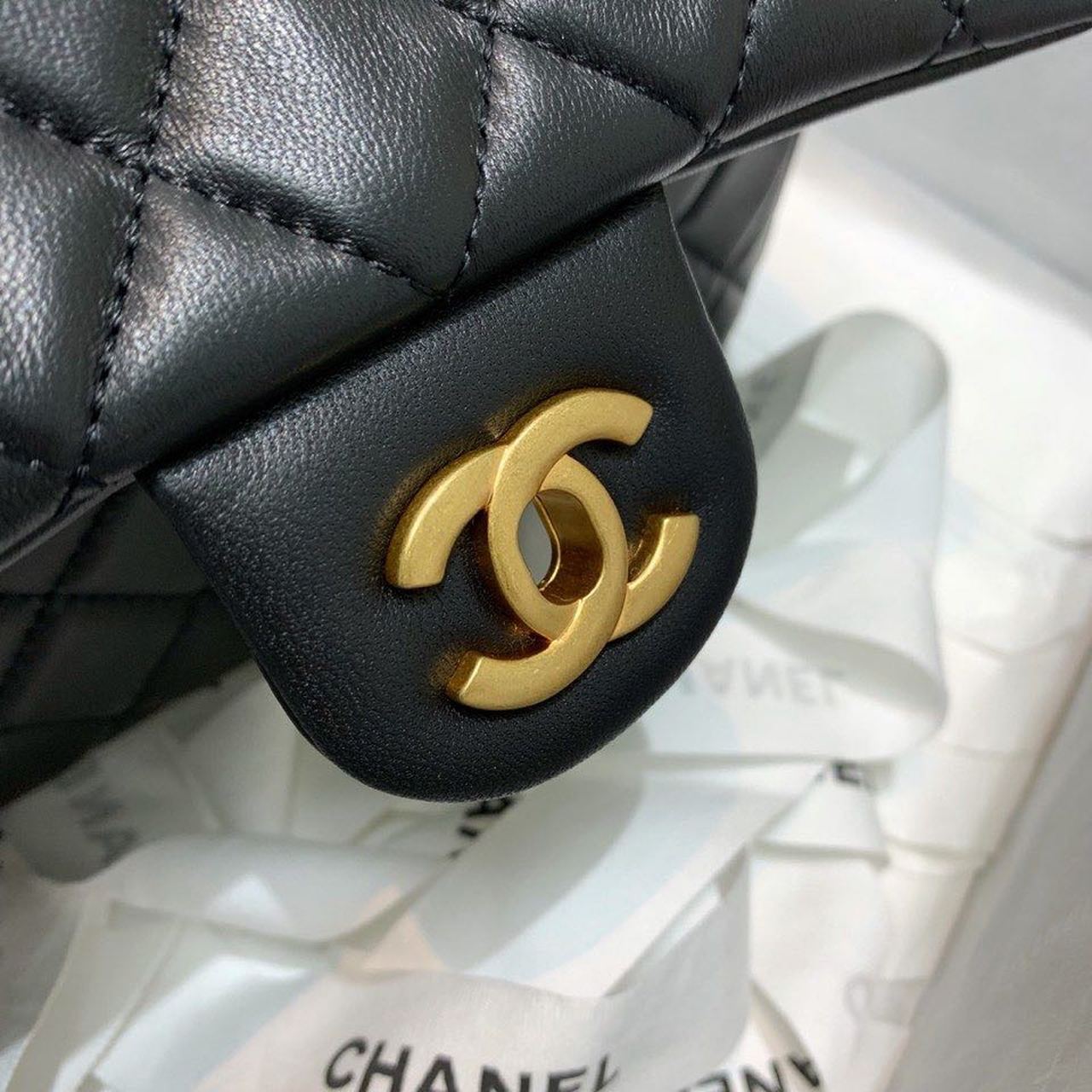 ChanelGlamIap Bag With ChanelBall On Strap Black For Women Handbags, Shoulder And Crossbody Bags 7.8in/20cm AS1787