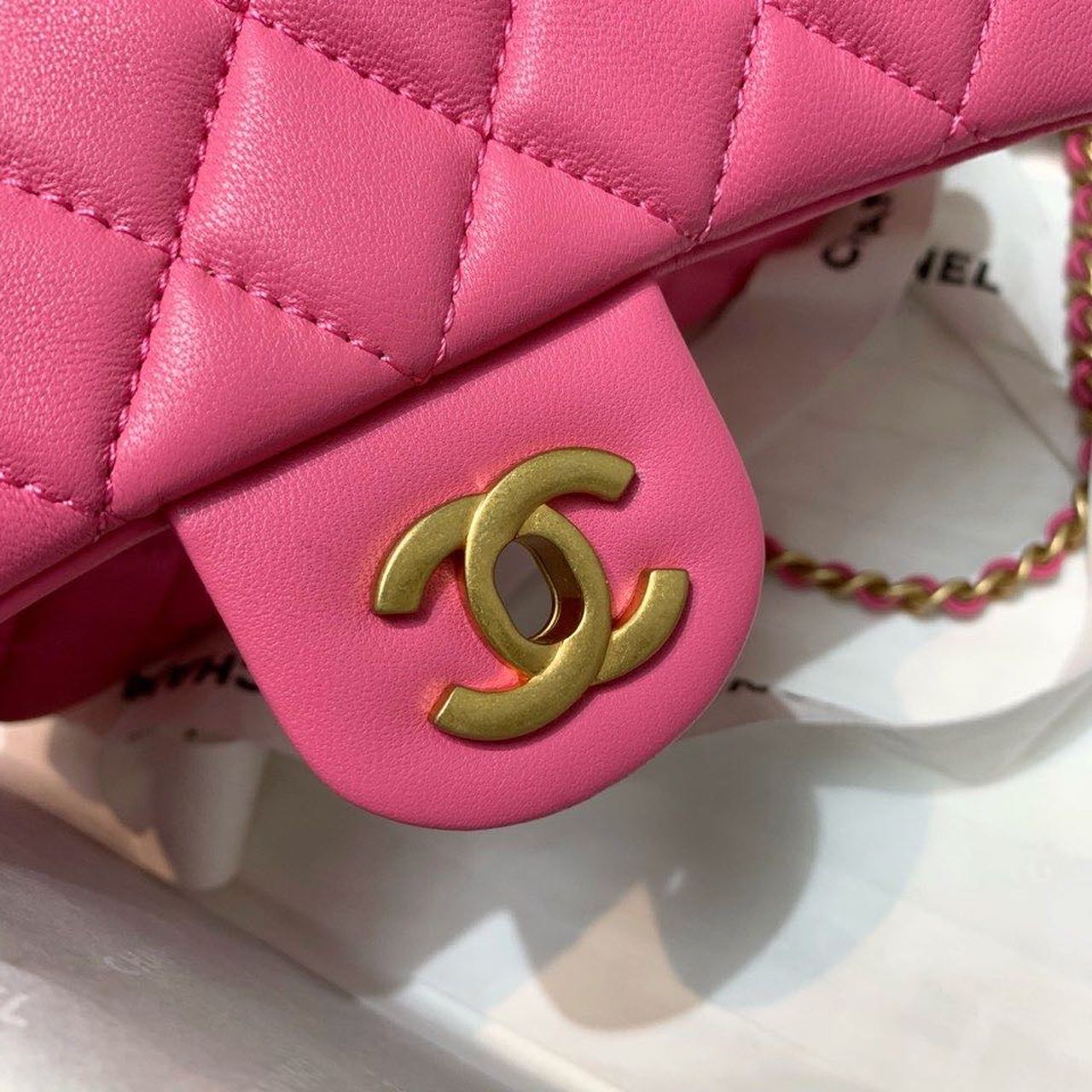 ChanelGlamIap Bag With ChanelBall On Strap PiNike For Women Handbags, Shoulder And Crossbody Bags 7.8in/20cm AS1787