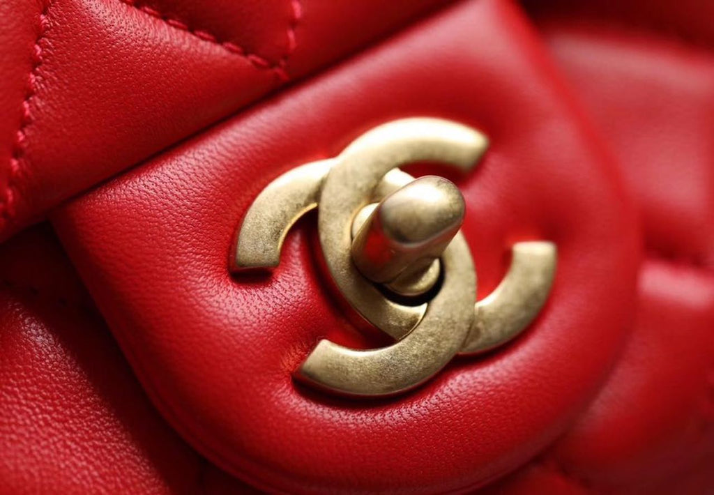 ChanelMini GlamIap Bag With ChanelBall On Strap Red For Women Handbags, Shoulder And Crossbody Bags 6.7in/17cm AS1786