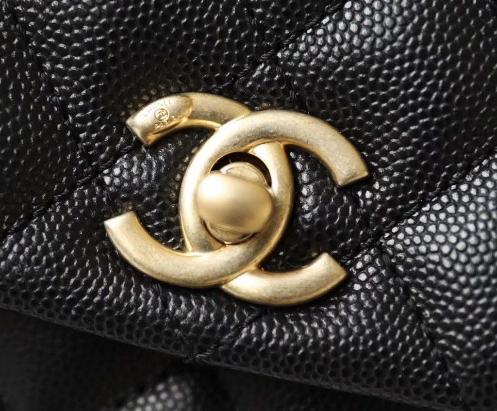 ChanelMeGLAMIum GlamIap Bag With Top Handle Black For Women, WomenÃ¢â‚¬â„¢s Handbags, Shoulder And Crossbody Bags 9in/23cm A92990