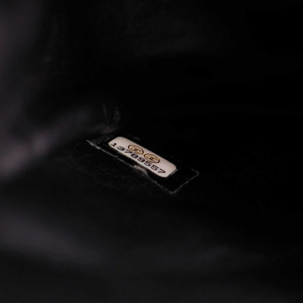 Chanel  Black Patent Leather Jumbo Classic with SiLouis Vuittoner Hardware