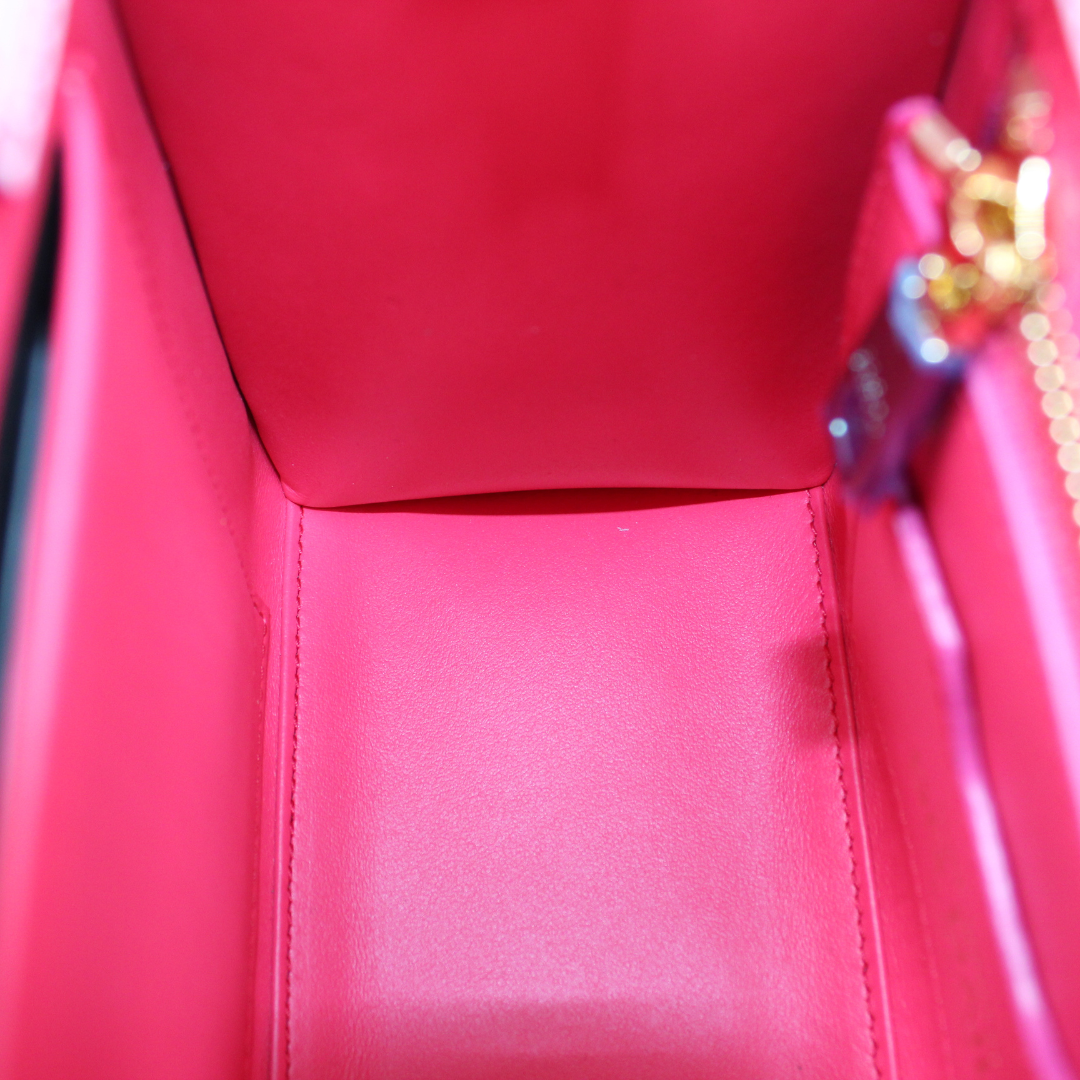 DolCeline & Gabbana Ombre-Print Calfskin DG Daily Mini Shopper