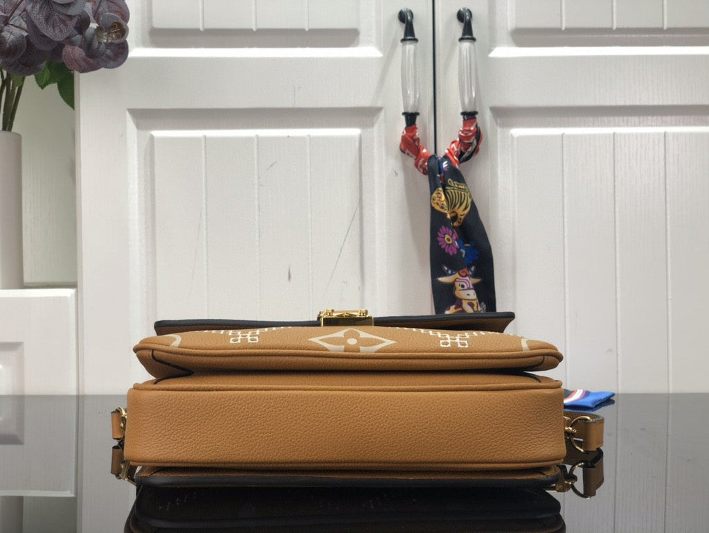 Louis Vuitton Pochette Metis Monogram Empreinte Arizona Brown For Spring,  Shoulder And Crossbody Bags 9.8in/25cm Louis Vuitton M46018