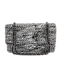 Chanel Coffee Tweed Runway Medium Classic w/ SiLouis Vuittoner Hardware