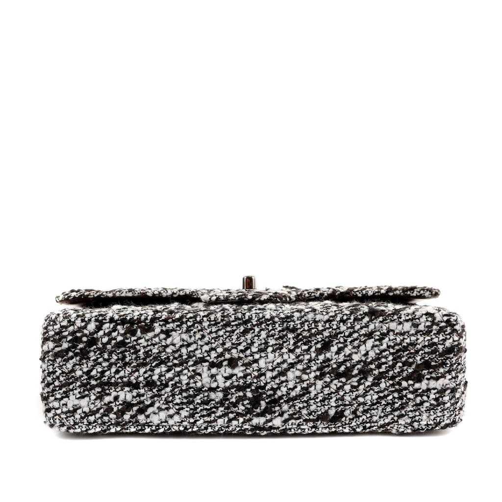 Chanel Coffee Tweed Runway Medium Classic w/ SiLouis Vuittoner Hardware