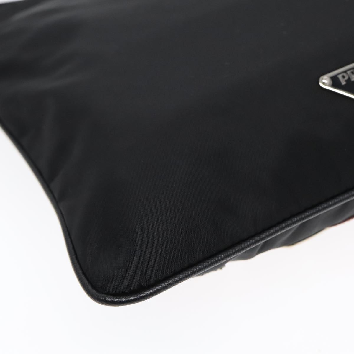 Prada Re-Edition Black Canvas Shoulder Bag