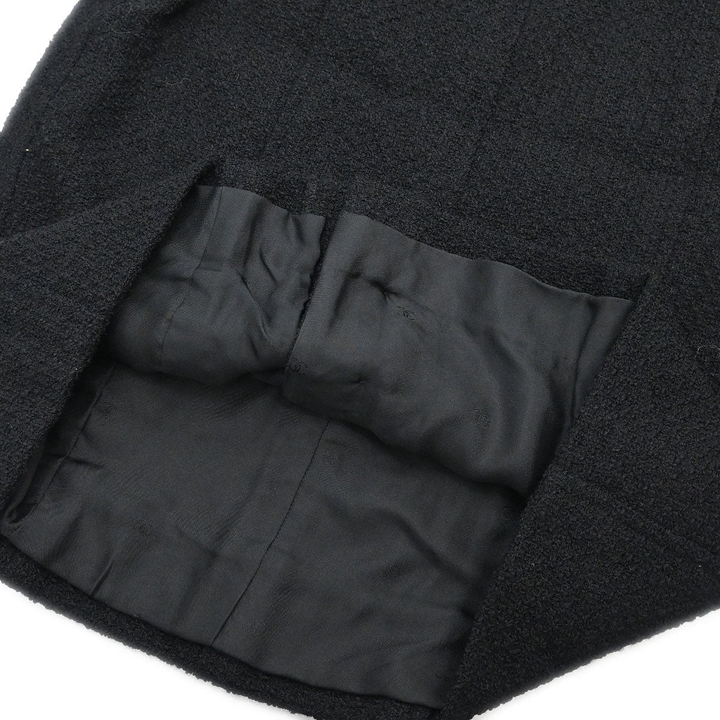 Chanel 1995 Setup Suit Jacket Skirt Black  #42