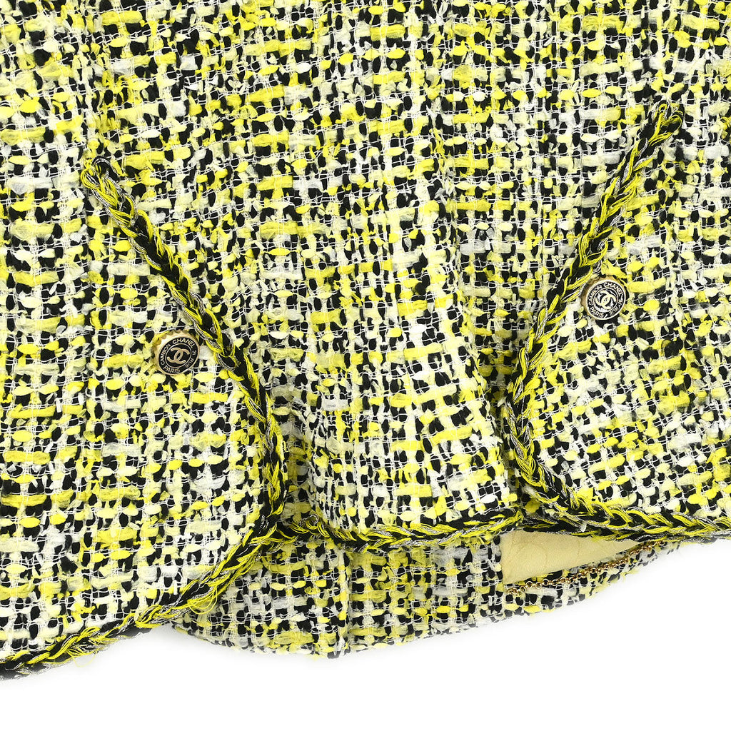 Chanel 2006 Single Breasted Jacket Yellow #38