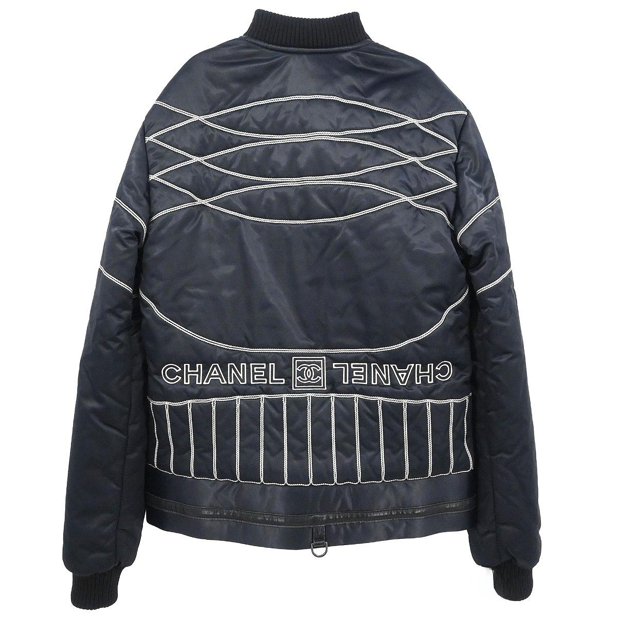 Chanel 2006 Sport Line Zip Up Jacket Black  #36