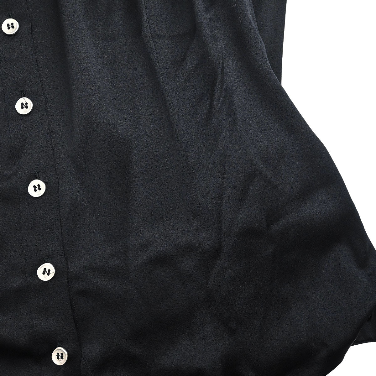 Chanel 1998 Blouse Shirt Black #42