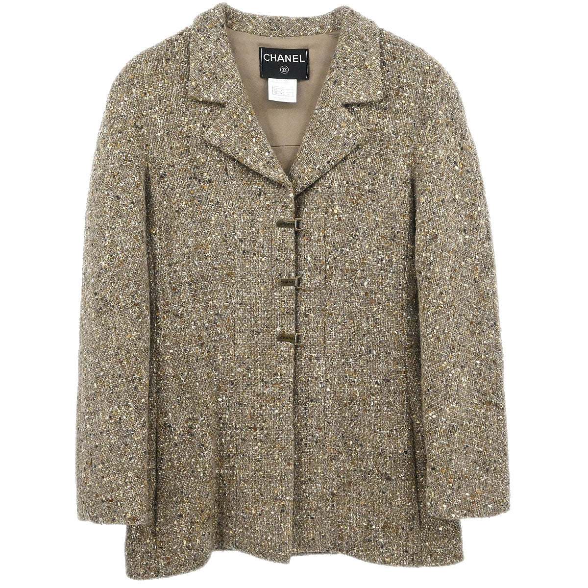 Chanel 1999 Single Breasted Jacket Brown #36