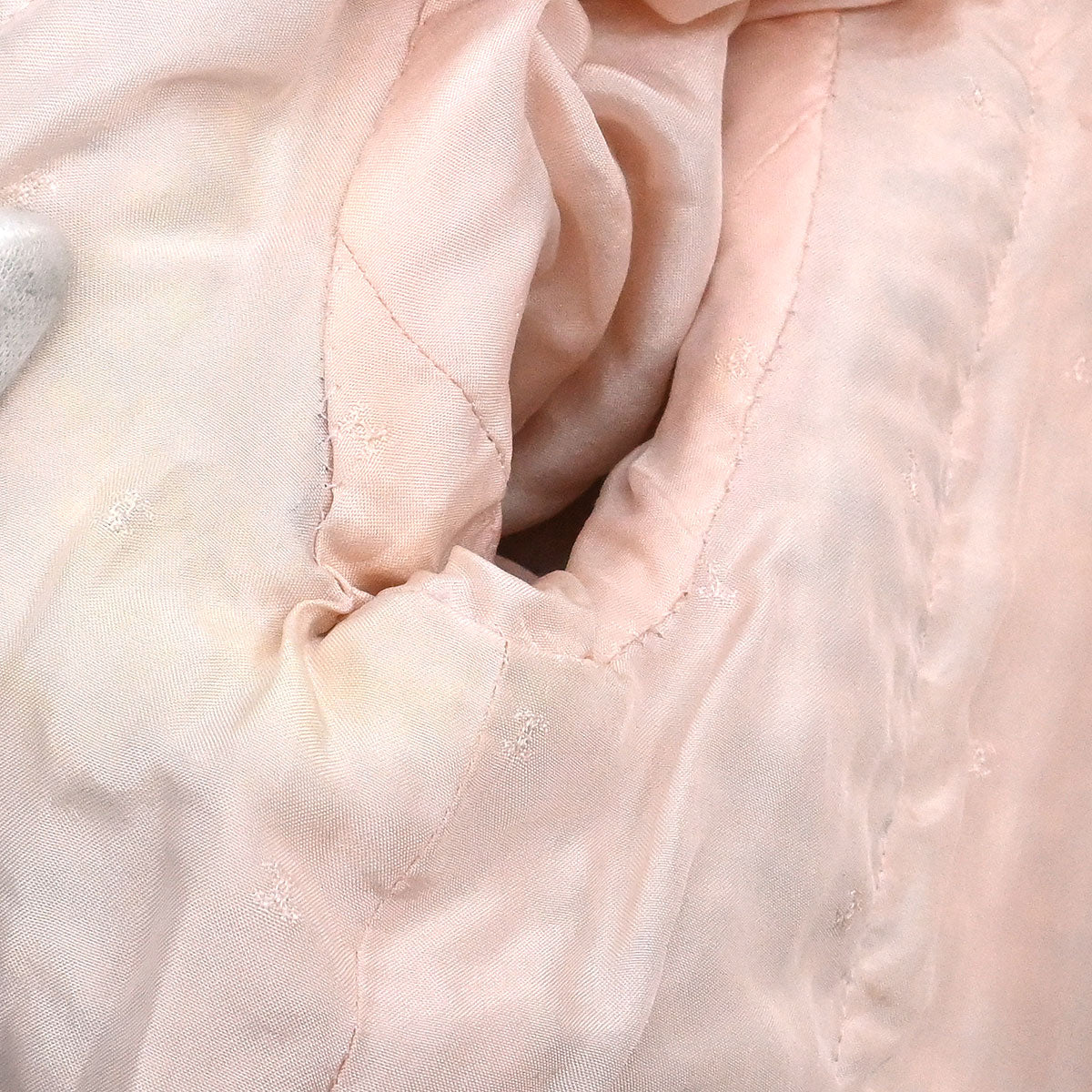 Chanel 1994 Setup Suit Jacket Skirt Tweed Pink #40