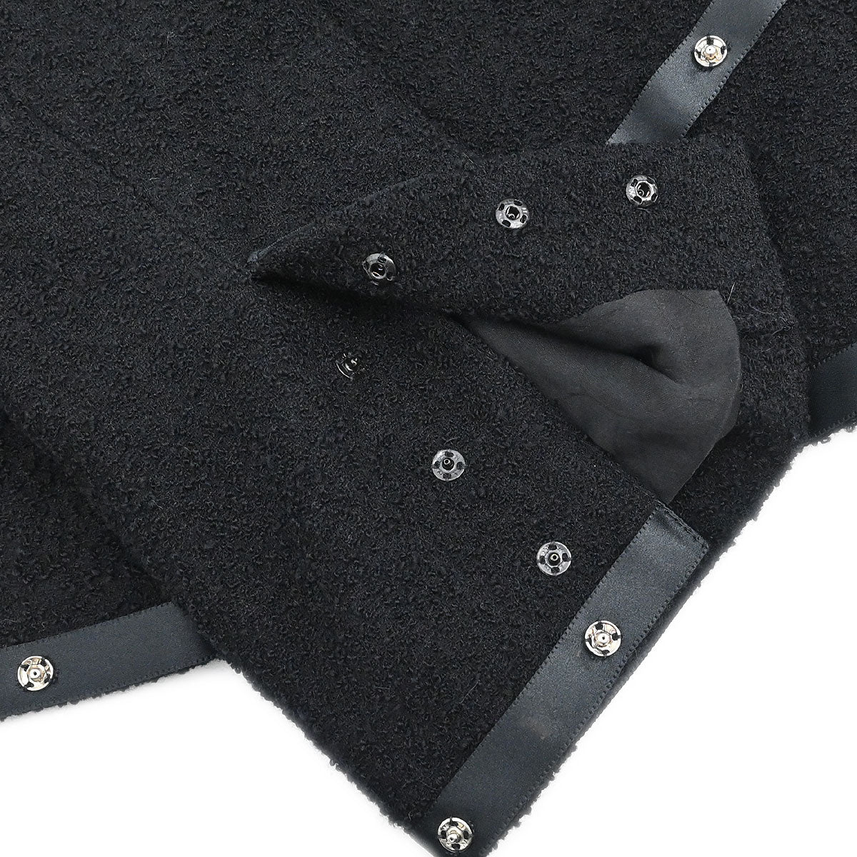 Chanel 2003 Collarless Jacket Black #38