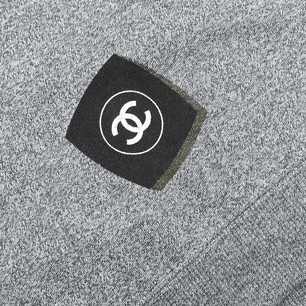 Chanel Long Sleeve Top Sweater Gray