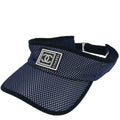 Chanel Navy Sport Line Visor Hat #One Size Small Good